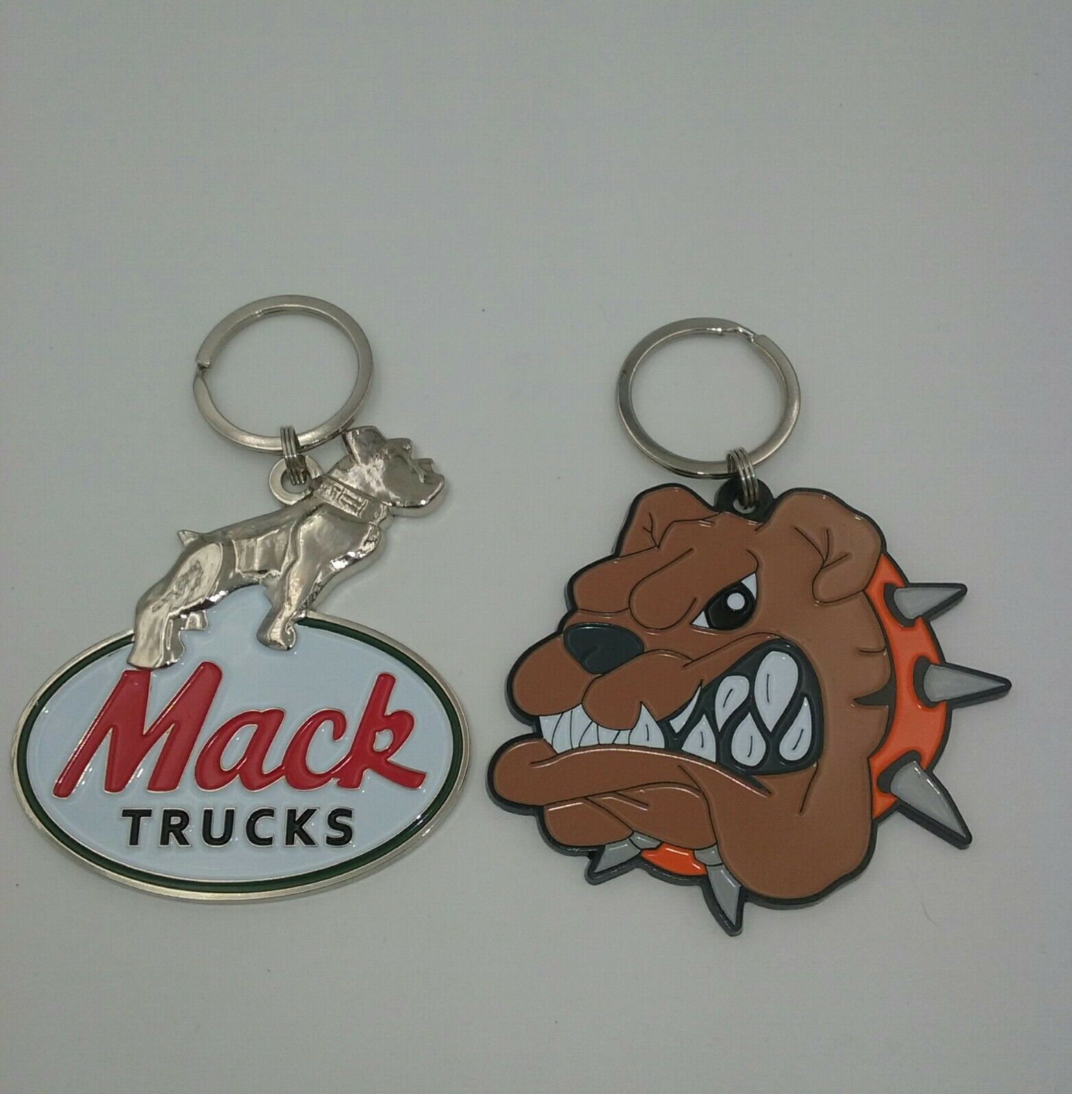 Mack truck emblem/bulldog keychains get both for $20.50 includes shippin... - $20.50