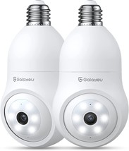 Galayou 360 Light Bulb Security Camera - Light Socket Wireless, Works Wi... - £51.12 GBP