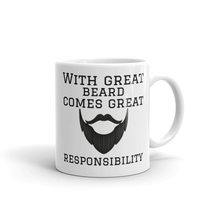 with Great Beard Comes Great Responsibility, Novelty mugs, Cup Birthday,... - £11.71 GBP+