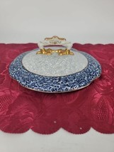 Antique Royal Worcester China LID ONLY Porcelain Gillman Collamore &amp; Co Tureen - £18.82 GBP