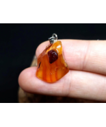 OPEN VESSEL: Carnelian with Garnet Natural Gemstone Pendant OOAK Handcra... - $102.90 CAD