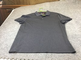 Fila Sport Golf Fitted Polo Shirt Mens Size Large Gray Short Sleeve Collar - £10.24 GBP