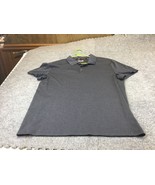 Fila Sport Golf Fitted Polo Shirt Mens Size Large Gray Short Sleeve Collar - £10.11 GBP