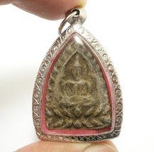 LP Boon Big Jaosua back Magic Yant Buddha Pongya Jindamanee Lucky life protectio - £543.51 GBP