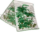 Écharpes Par Vera Neumann Écharpe Fabriqué En Japon Palmiers Vert Abstra... - £10.20 GBP