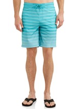 George Men&#39;s E-Board Shorts Swim Trunks 2XL (44-46) Aquacade Blue  9&quot; New - $19.34