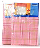 (2 Ct) HomeTrends Kids Plaid Pink 84 IN X 15 In Valance Polyester &amp; Cotton - $35.30 CAD