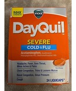 Vicks DayQuil Cold &amp; Flu Multi-Symptom Relief 24 LiquiCaps Exp 11/2025 - $224.76 MXN