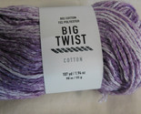 Big Twist Cotton Violet Splash Dye Lot CNE1267 - £4.73 GBP