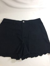 Sonoma Women Black Mini Shorts  Denim Cotton Life + Style Size 10 - $52.45
