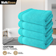 Luxury 4 Pcs 100% Cotton Towel Set 27&quot;X54&quot; Ultra Soft High Absorbent Bath Towel - £70.63 GBP