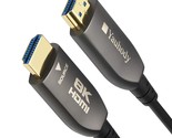 Real 8K Hdmi Fiber Optic Cable 50Ft, Ultra High Speed 48Gbps Hdmi 2.1 Ov... - $267.99