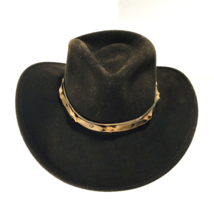 Wind River By Bailey Lite Felt Wool Brown Cowboy Hat USA Renegade Band S... - £26.45 GBP