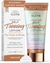 Self Tanning Lotion for Face &amp; Body, Indoor Sunless Fake Quick Tanner 7.5oz NEW - £10.25 GBP