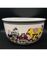 Warner Bros Looney Tunes ACME Home Works Football Popcorn Serving Bowl - $44.54