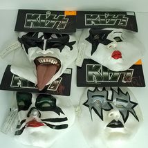 Set of 4 KISS MASKS Gene Peter Ace Paul 1997 Paper Magic Group Toys R Us... - €166,20 EUR