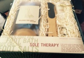 NIB SOLE THERAPY Inflatable Foot Bath &amp; Foot Cream Discovery Channel Store - £27.59 GBP