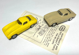 2pc 1960s Lionel HO Scale Slot Cars Tested 1964 Chevy Corvettes - £87.92 GBP