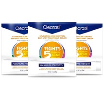 Clearasil Stubborn Acne Control 5-in-1 Spot Treatment Cream with Benzoyl Peroxid - £19.97 GBP