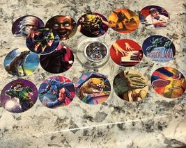 VTG 90’s Goosebumps Pogs And Slammer 16 Pogs Curly B3 - $23.97