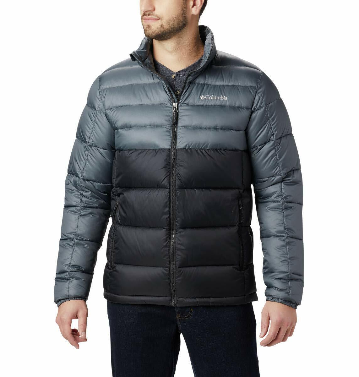 Primary image for Columbia Men's Buck Butte Insulated Puffer Jacket Black/Graphite Size Small