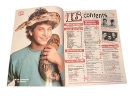 16 Magazine January 1988 River Phoenix Kirk Cameron George Michael Monkees image 2