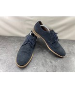 Blue by Saks 5th Avenue Oxford Men 11 M Right Click Shoes Blue Suede Dre... - $51.31 CAD