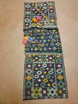 2&#39; X 4&#39; Handmade Turkish Tribal Kilim Wool Rug Double Saddle Bag Khorjin Nice - £363.58 GBP