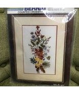 BERNAT Native Flowers H0485 Counted Cross Stitch Kit Helen Burgess SEALE... - €24,09 EUR