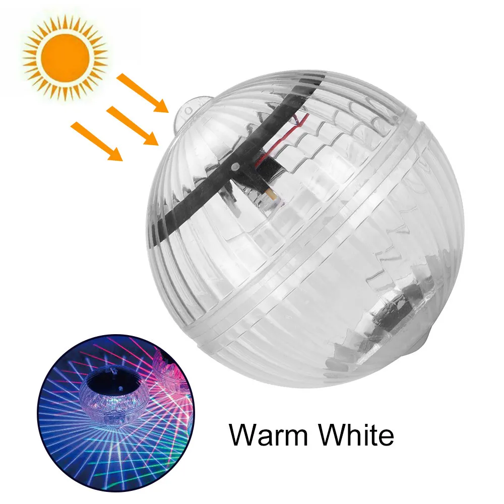 Outdoor Floating Underwater Ball Lamp Solar Powered Colorful Changing Swimming P - £114.94 GBP
