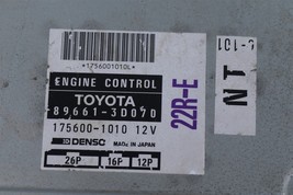 Toyota 22R-E MT 4x4 ECM ECU PCM Engine Control Module Computer 89661-3D070 image 2