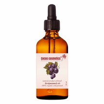 GRAPE SEED OIL Pure Unrefined - 100% Pure Grape Seed Oil - Super Green &amp; Vegan - £15.12 GBP