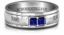 Custom Graduation Ring,College Class Ring,University ring,Class Ring - £127.89 GBP