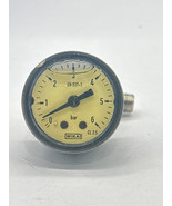 Wika EN 837-1 Pressure Gauge, 0-6 Bar Oil Filled  - $28.46 CAD