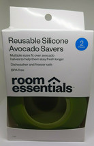 room essentials Reusable Silicone Avocado Savers Set Of 2 NIB - £10.22 GBP