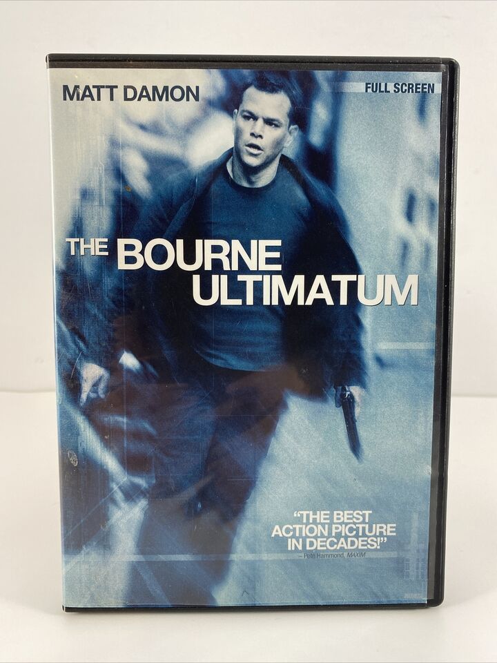 Primary image for The Bourne Ultimatum (Full Screen Edition) DVD EUC Matt Damon Julia Stiles