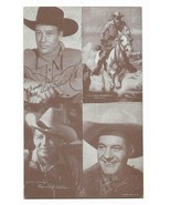 Vtg arcade card western stars Hutton, Starrett, Lone Ranger, Wild Bill E... - £11.20 GBP