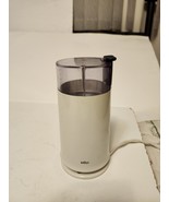 Vintage Braun Aromatic KSM2 4041 Coffee Bean Grinder Nut Mill Off White GUC - $40.20 CAD