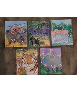 Jungle Impressionism prints; acrylic display?(5) - $183.44 MXN