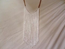 New Handmade Fringe Ombre Gypsy Boho  Bib Collar Necklace Magnet Clasp attach - £12.73 GBP
