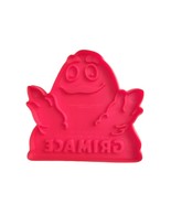 Vtg 1980 McDonalds 3&quot; Grimace Red Cookie Cutter Mold - Excellent Condition! - $11.63