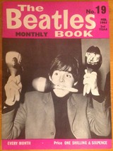 The Beatles Monthly Book Magazine No 19 February 1965 Vintag - $16.00