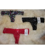 womens panties joe boxer 3 pair thong size small nwt - £12.13 GBP