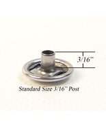 Stainless Steel Snap Fastener&#39;s, 25 Piece, Cap &amp; Socket Only, Marine Grade - $31.08 CAD