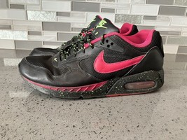 Nike Womens Air Max Correlate 574154-063 Black Pink Running Shoe Lace Up Sz 9 - £18.80 GBP