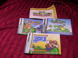 Mario Collectors: Manuals for Super Mario Advance 2, 3, 4 Plus Map - £9.38 GBP