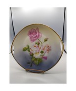 Vintage CT Altwasser Gilded Roses Handled Cake Plate, Germany Flowers Ha... - £36.54 GBP