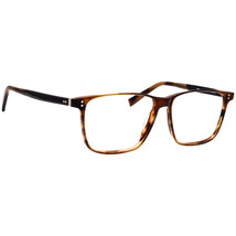 John Varvatos Eyeglasses V380 Brown Square Frame 57[]14 145 - £100.26 GBP