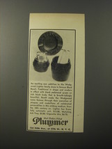 1953 Plummer Ltd. Wedgwood Lighter, Ash Tray and Cigarette Urn Advertisement - £14.78 GBP