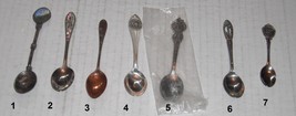 Collector Spoons--7 different...Souvenirs and Travel--F - £9.39 GBP